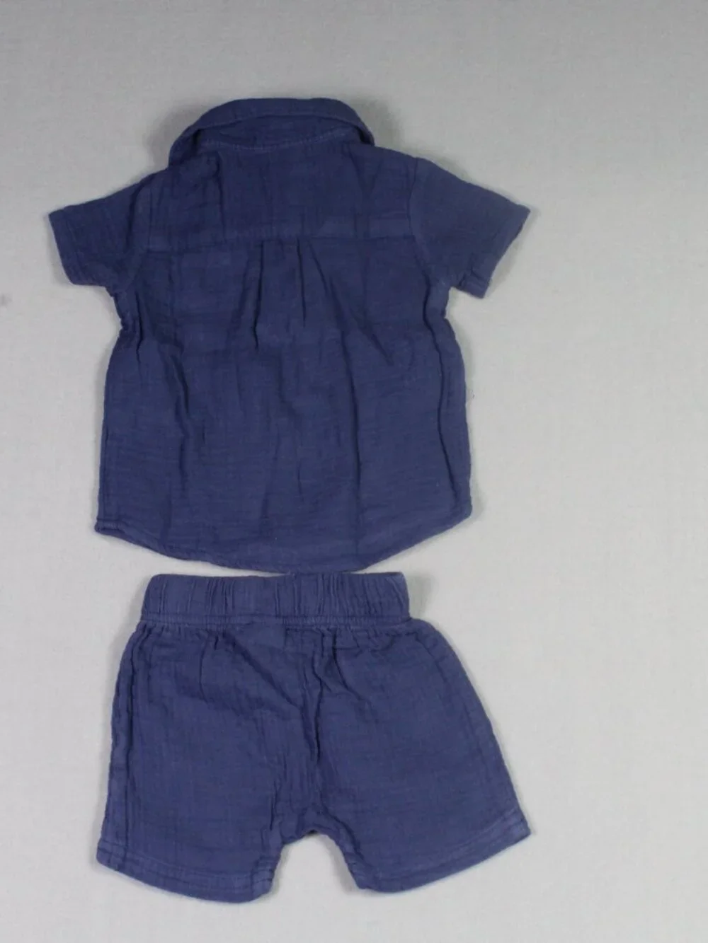 Carter's 3M Baby Boy 3-Set 6pc Bundle Cactus Polo Shark Print Shorts - Picture 7 of 9